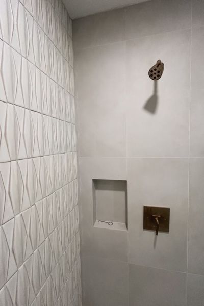 custom tile shower installation in Dedham MA